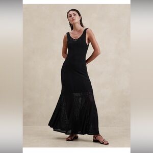 With tag banana republic’s crochet dress